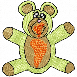 Teddy Embroidery Design 3